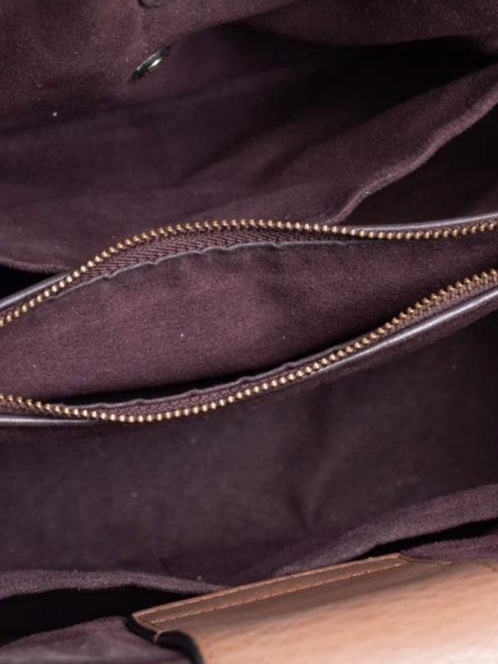 Coach Burgundy/Black Signature Coated Canvas and Leather Margot Satchel - Picture 4 of 4